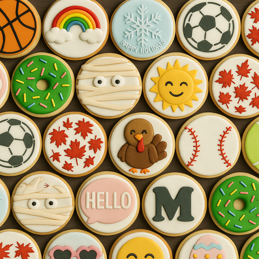 Dozen - Custom Fondant Cookies